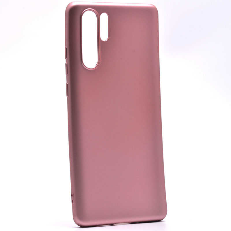 Huawei Uyumlu P30 Pro Kılıf Tuhatu Marino Silikon Kapak-Rose gold