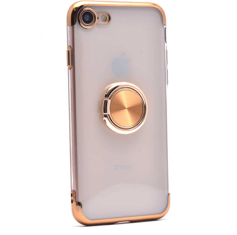 iPhone Uyumlu 7 Kılıf Tuhatu Gess Silikon-Gold