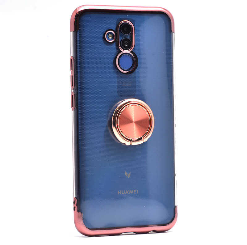 Huawei Uyumlu Mate 20 Lite Kılıf Tuhatu Gess Silikon-Rose gold