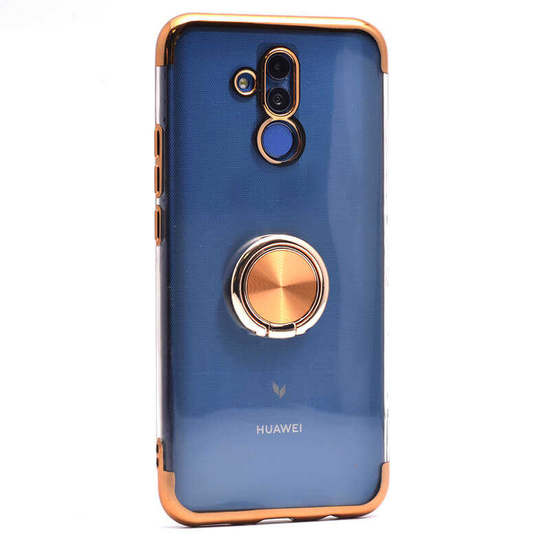 Huawei Uyumlu Mate 20 Lite Kılıf Tuhatu Gess Silikon-Gold