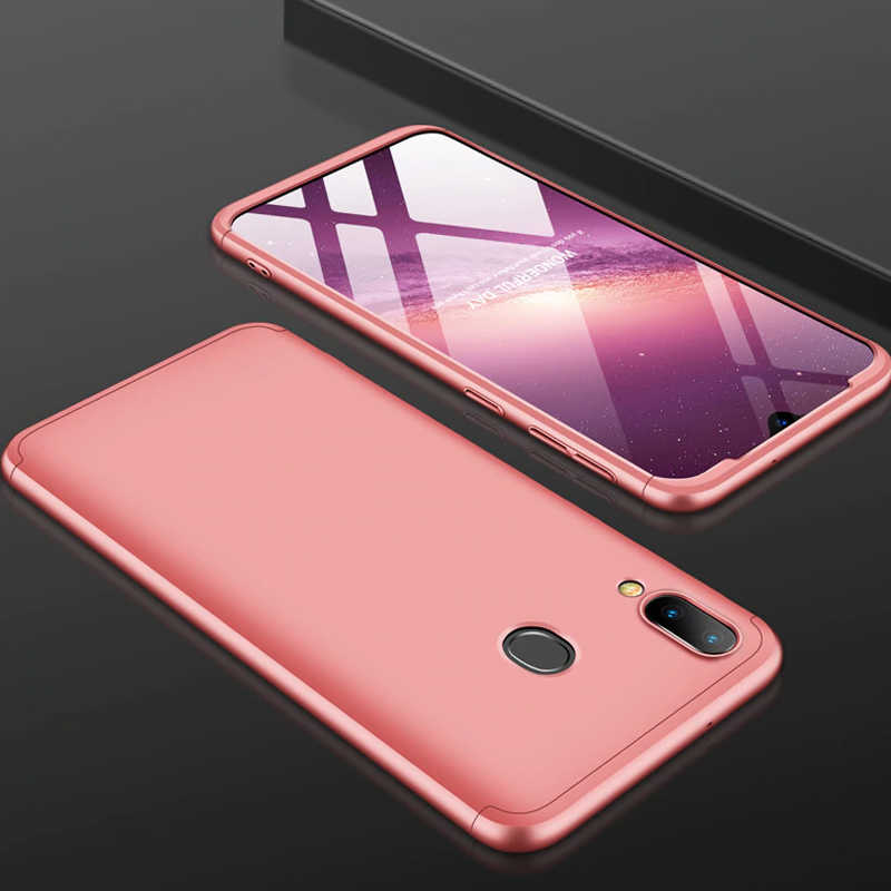 Huawei Uyumlu P Smart 2019 Kılıf Tuhatu Ays Kapak-Rose gold