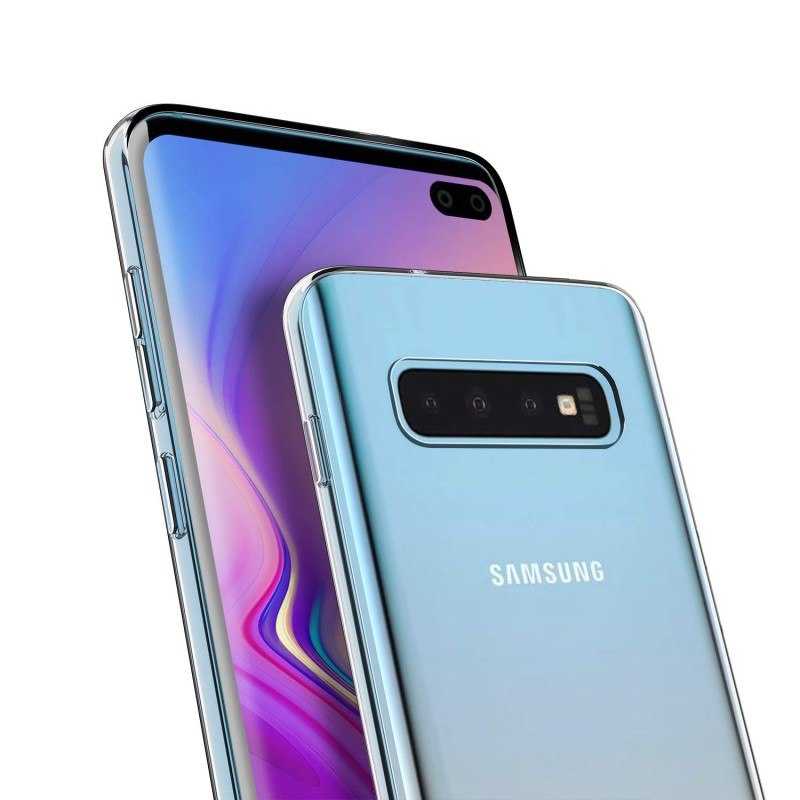 Galaxy Uyumlu S10 Plus Kılıf Tuhatu Süper Silikon Kapak