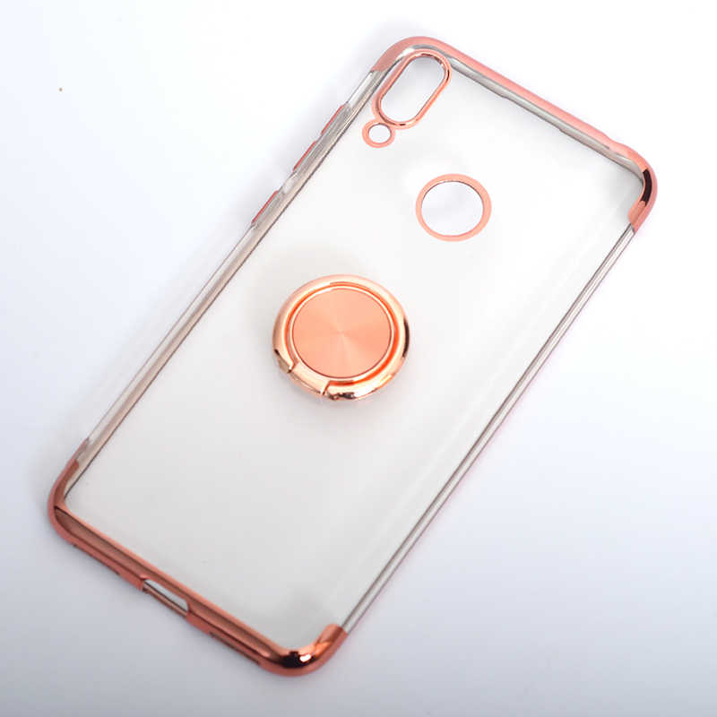 Huawei Uyumlu Y7 Prime 2019 Kılıf Tuhatu Gess Silikon-Rose gold