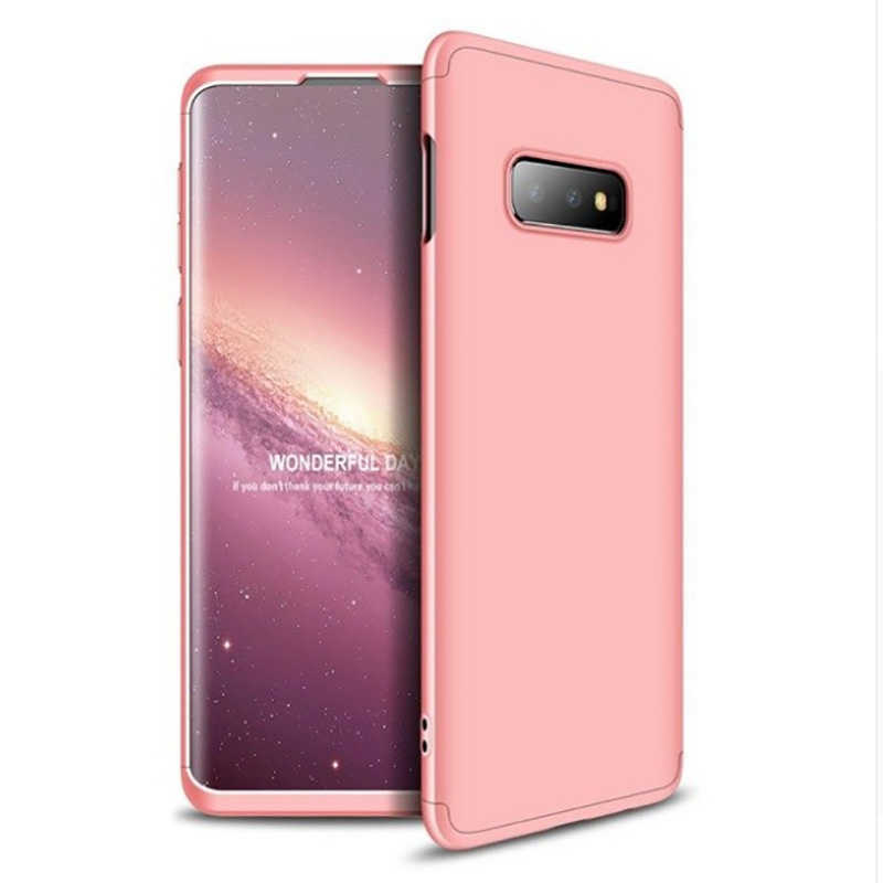 Galaxy Uyumlu S10E Kılıf Tuhatu Ays Kapak-Rose gold