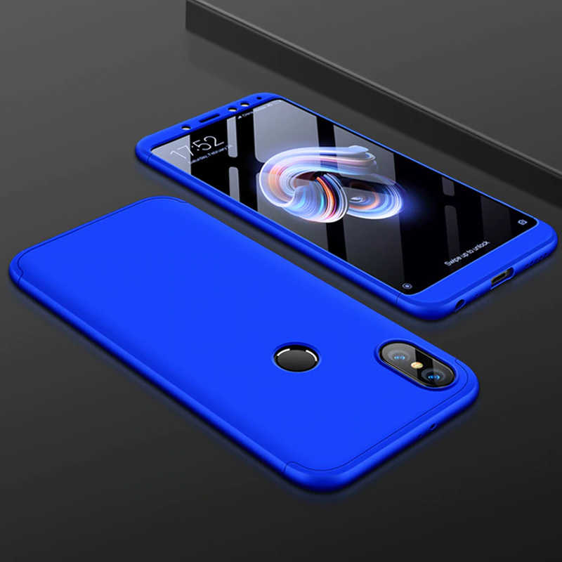 Xiaomi Uyumlu Redmi Note 7 Kılıf Tuhatu Ays Kapak-Mavi