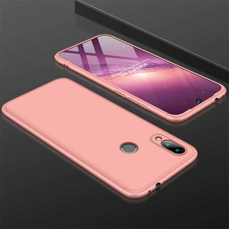 Xiaomi Uyumlu Redmi Note 7 Kılıf Tuhatu Ays Kapak-Rose gold