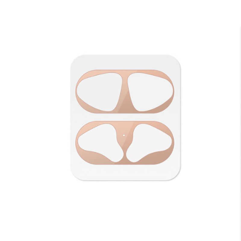 Tuhatu Airpod Kir Önleyici Sticker-Rose gold