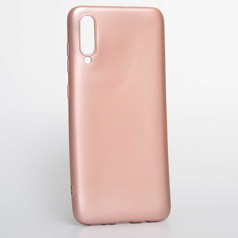 Galaxy Uyumlu A70 Kılıf Tuhatu Marino Silikon Kapak-Rose gold