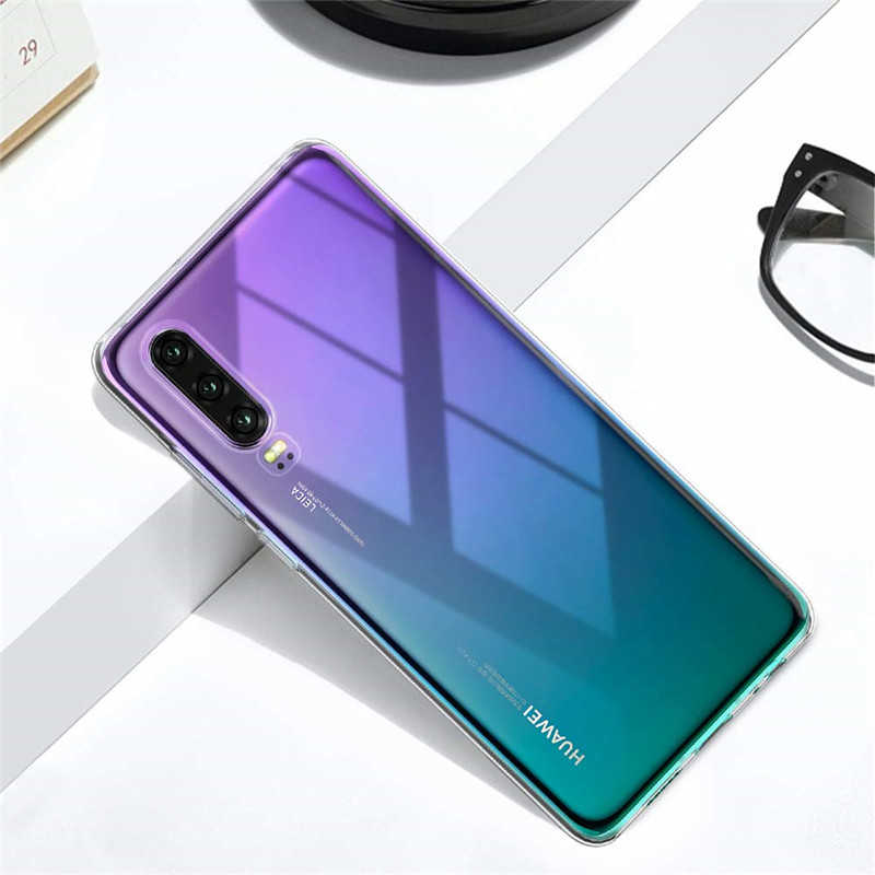 Huawei Uyumlu P30 Kılıf Tuhatu Süper Silikon Kapak