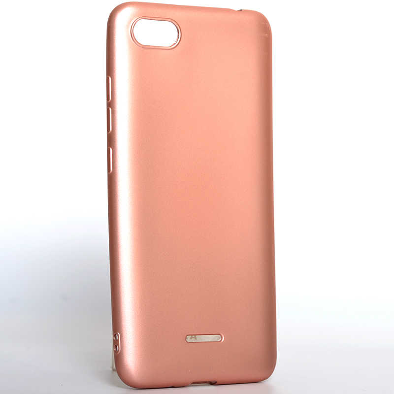 Xiaomi Uyumlu Redmi 6A Kılıf Tuhatu Marino Silikon Kapak-Rose gold