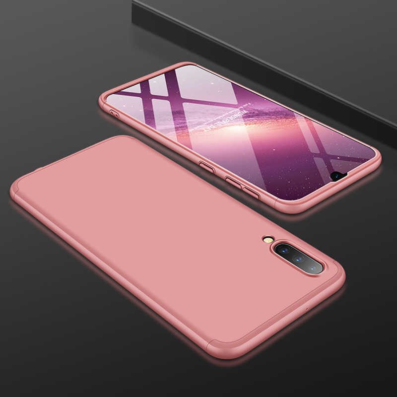 Galaxy Uyumlu A50 Kılıf Tuhatu Ays Kapak-Rose gold