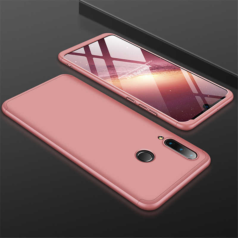 Huawei Uyumlu P30 Lite Kılıf Tuhatu Ays Kapak-Rose gold