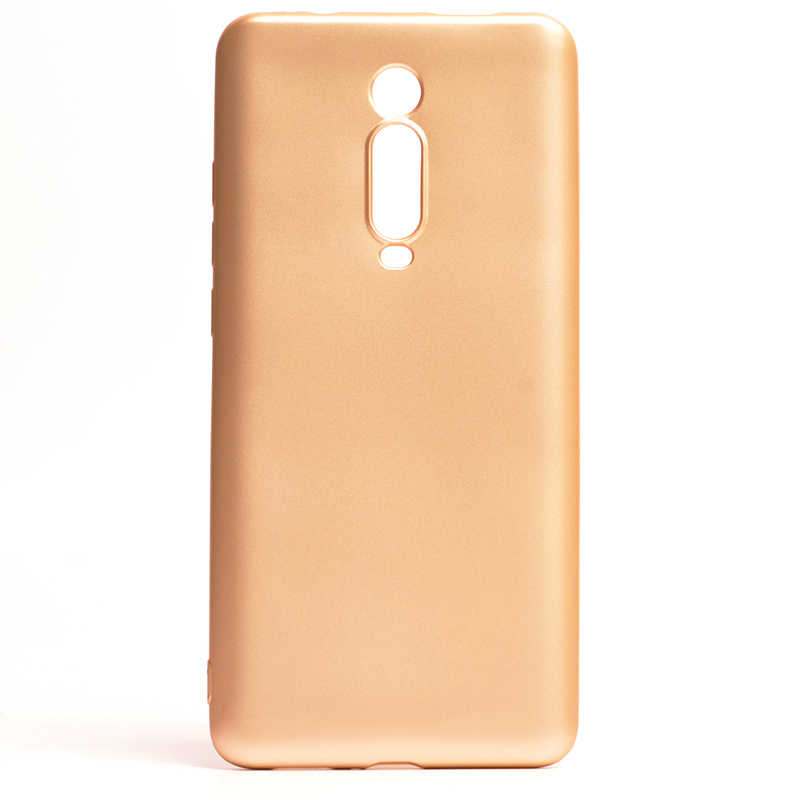 Xiaomi Uyumlu Mi 9T Kılıf Tuhatu Marino Silikon Kapak-Gold