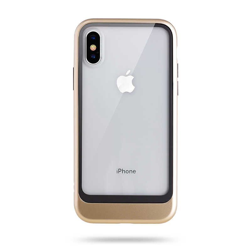 iPhone Uyumlu XS 5.8 Kılıf Roar Ace Hybrid Ultra Thin Kapak-Gold