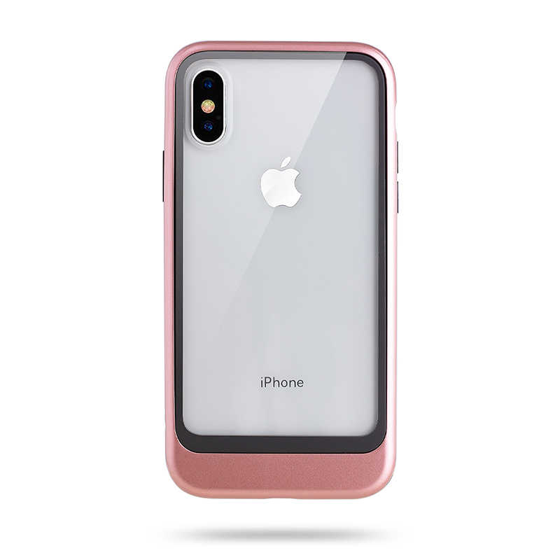 iPhone Uyumlu XS 5.8 Kılıf Roar Ace Hybrid Ultra Thin Kapak-Rose gold