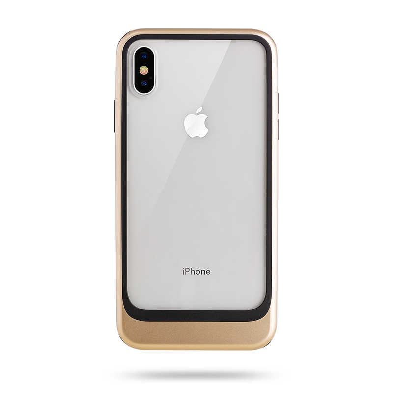 iPhone Uyumlu XS Max 6.5 Kılıf Roar Ace Hybrid Ultra Thin Kapak-Gold