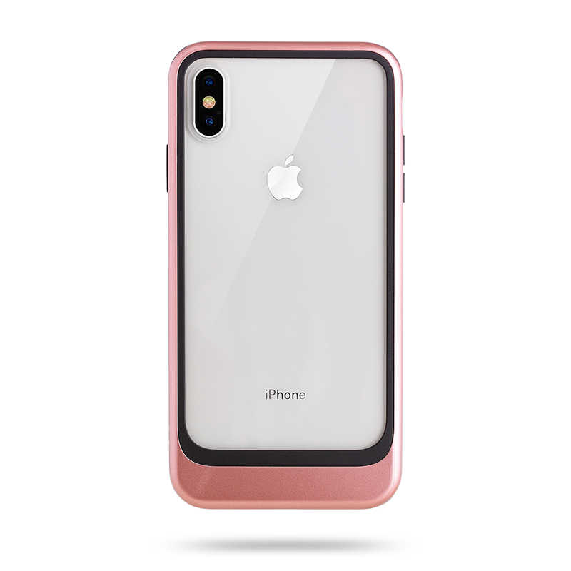 iPhone Uyumlu XS Max 6.5 Kılıf Roar Ace Hybrid Ultra Thin Kapak-Rose gold