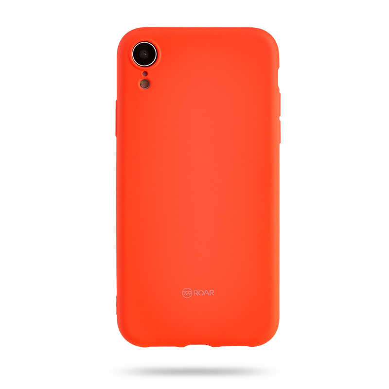 iPhone Uyumlu XR 6.1 Kılıf Roar Jelly Kapak-Pembe açık