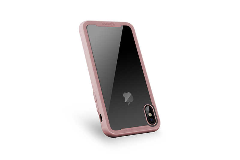 iPhone Uyumlu X Kılıf Roar Camoul Airframe Kapak-Rose gold