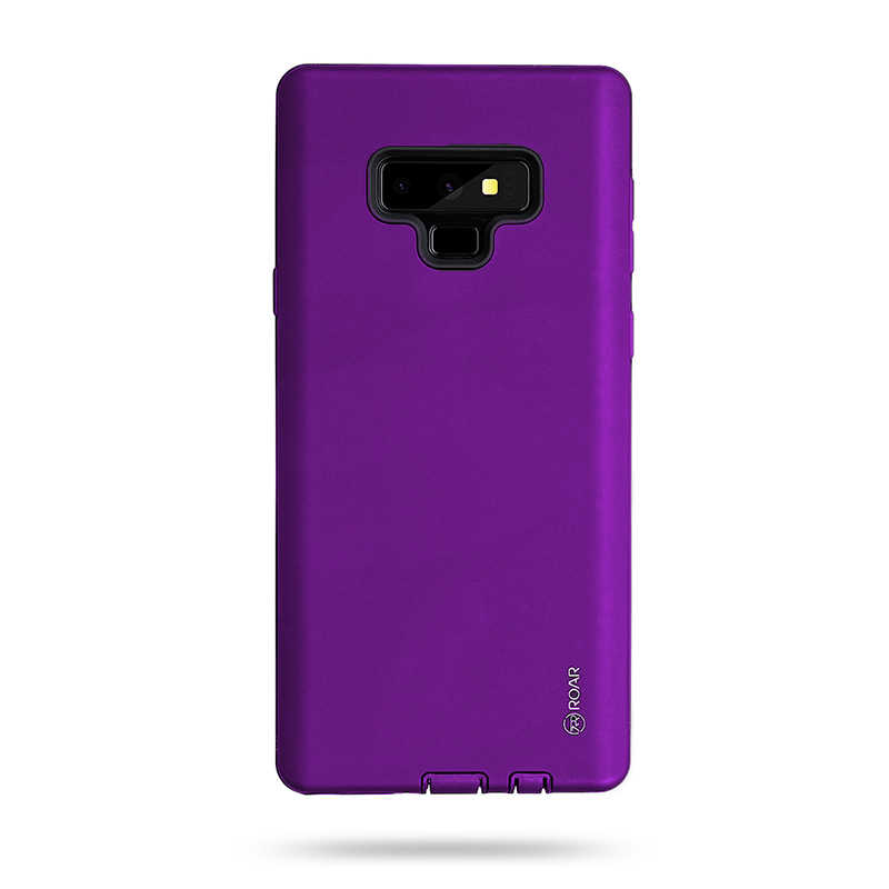 Galaxy Uyumlu Note 9 Kılıf Roar Rico Hybrid Kapak-Mor