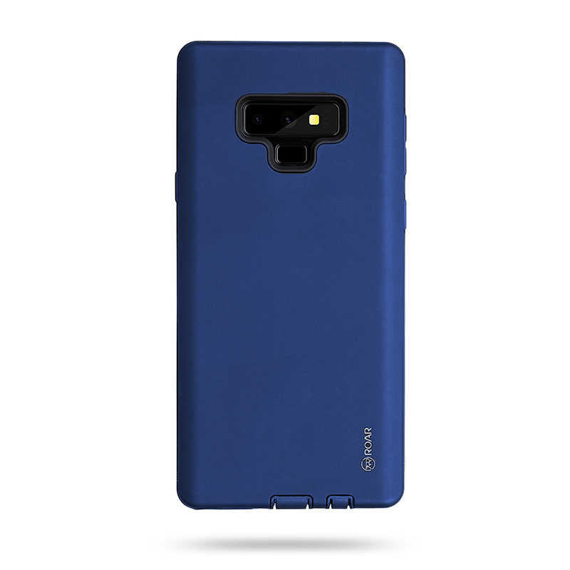 Galaxy Uyumlu Note 9 Kılıf Roar Rico Hybrid Kapak-Petrol mavi