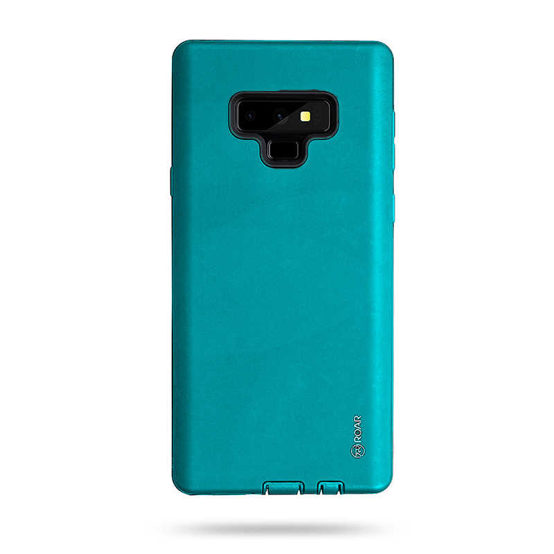 Galaxy Uyumlu Note 9 Kılıf Roar Rico Hybrid Kapak-Turkuaz