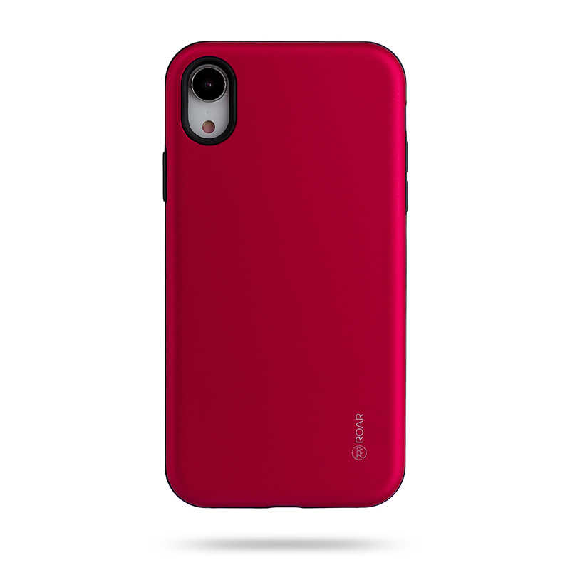 iPhone Uyumlu XR 6.1 Kılıf Roar Rico Hybrid Kapak-Pembe