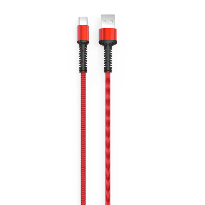 Tuhatu LS65 Type-C Usb Kablo-Kırmızı