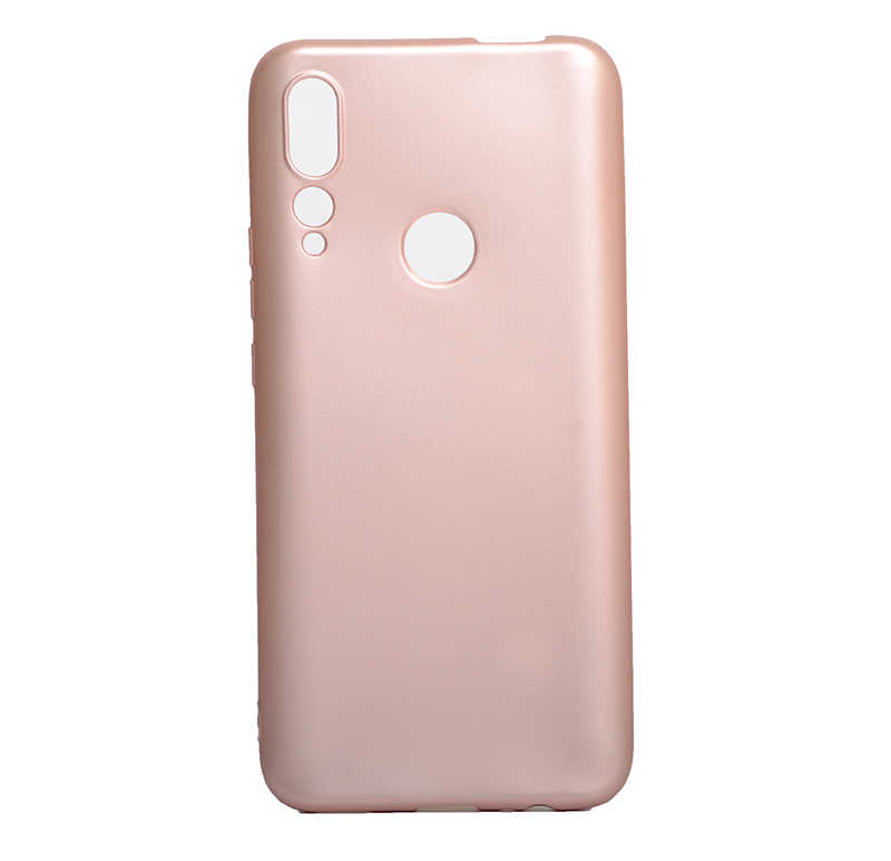 Huawei Uyumlu Y9 Prime 2019 Kılıf Tuhatu Marino Silikon Kapak-Rose gold