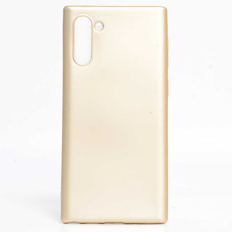 Galaxy Uyumlu Note 10 Kılıf Tuhatu Marino Silikon Kapak-Gold