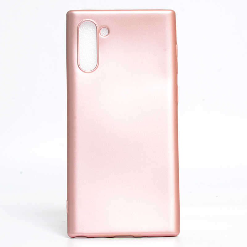 Galaxy Uyumlu Note 10 Kılıf Tuhatu Marino Silikon Kapak-Rose gold