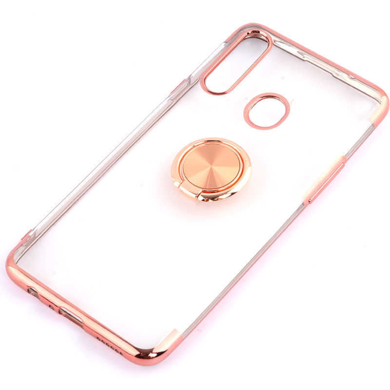 Galaxy Uyumlu A20S Kılıf Tuhatu Gess Silikon-Rose gold