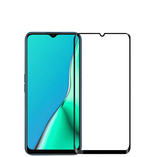 Oppo A9 2020 Tuhatu Kenarları Kırılmaya Dayanıklı Cam Ekran Koruyucu