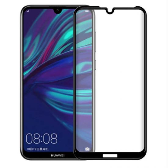 Huawei Uyumlu Y6S 2019 Tuhatu Kenarları Kırılmaya Dayanıklı Cam Ekran Koruyucu