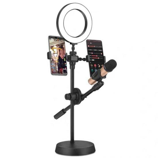 Tuhatu Dual Big Light Işıklı Telefon Tutucu 16 cm Ring Light