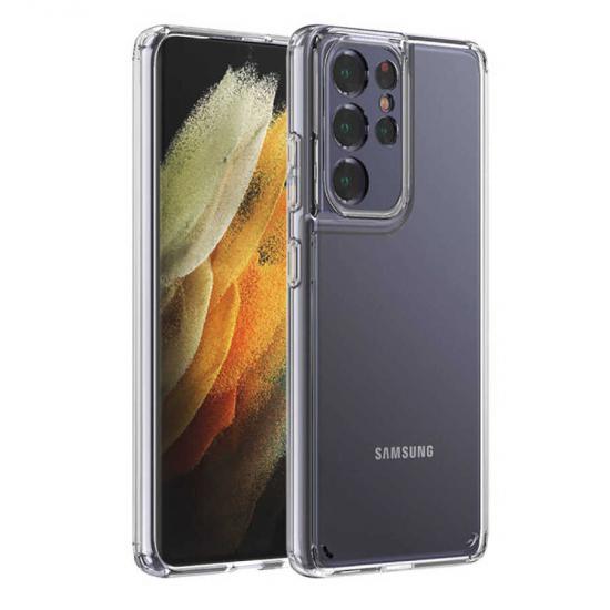 Galaxy Uyumlu S21 Ultra Kılıf Tuhatu Coss Kapak