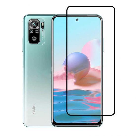 Xiaomi Uyumlu Redmi Note 10S Tuhatu Kenarları Kırılmaya Dayanıklı Cam Ekran Koruyucu