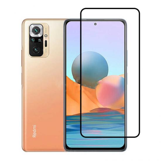 Xiaomi Uyumlu Redmi Note 10 Pro Tuhatu Kenarları Kırılmaya Dayanıklı Cam Ekran Koruyucu