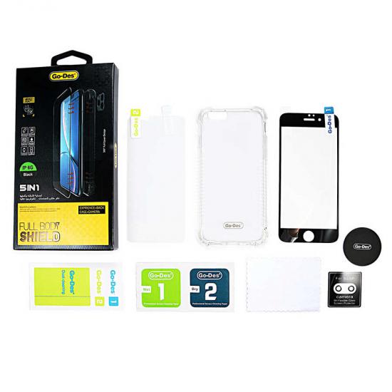 iPhone Uyumlu 12 Pro Max Go Des 5 in 1 Full Body Shield