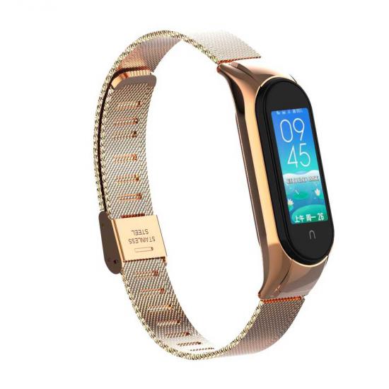 Xiaomi Uyumlu Mi Band 6 KRD-06 Metal Kordon