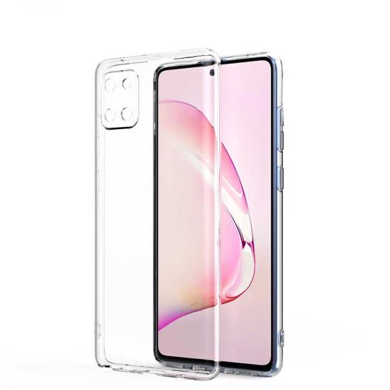 Galaxy Uyumlu A81 (Note 10 Lite) Kılıf Tuhatu Kamera Korumalı Süper Silikon Kapak