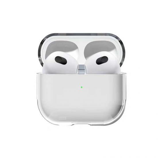 Airpods Uyumlu 3. Nesil Kılıf Şeffaf Sert Kristal Tuhatu Airbag 14 Kılıf