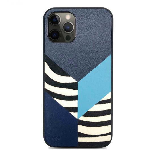 iPhone Uyumlu 12 Pro Max Kılıf Kajsa Glamorous Serisi Zebra Combo Kapak