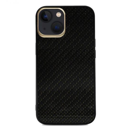 iPhone Uyumlu 13 Kılıf Kajsa Carbon Fiber Collection Arka Kapak