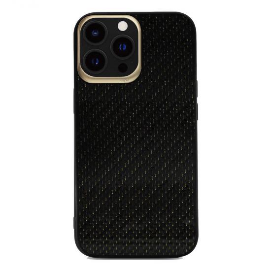 iPhone Uyumlu 13 Pro Max Kılıf Kajsa Carbon Fiber Collection Arka Kapak