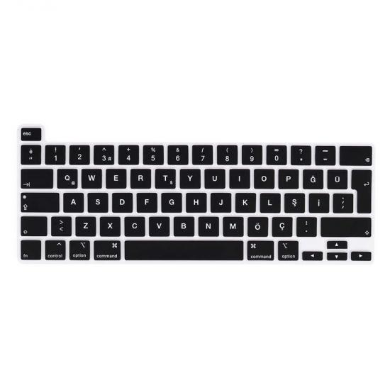 Macbook Uyumlu 16’ Touch Bar A2141 Tuhatu Klavye Koruyucu Silikon Ped