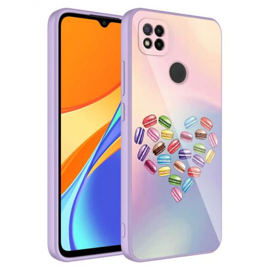 Xiaomi Uyumlu Redmi 9C Kılıf Kamera Korumalı Desenli Sert Silikon Tuhatu Epoksi Kapak