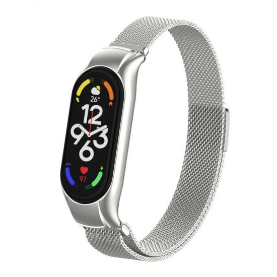 Xiaomi Uyumlu Mi Band 7 Tuhatu Fire Metal Kordon