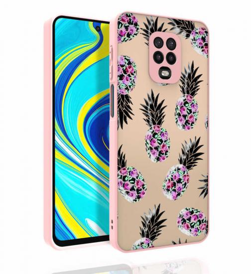 Xiaomi Uyumlu Redmi Note 9S Kılıf Desenli Kamera Korumalı Parlak Tuhatu Nora Kapak