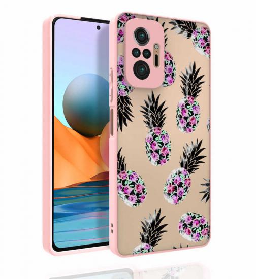 Xiaomi Uyumlu Redmi Note 10 Pro Kılıf Desenli Kamera Korumalı Parlak Tuhatu Nora Kapak